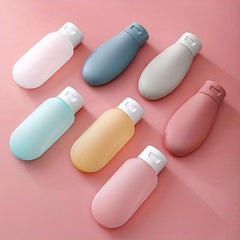3pcs Travel Size Bottles Soft Squeeze Containers + Carrying Bag for Liquids