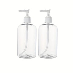 2 Pack 16oz BPA-Free Pump Bottles for Shampoo Lotion Soap Refill
