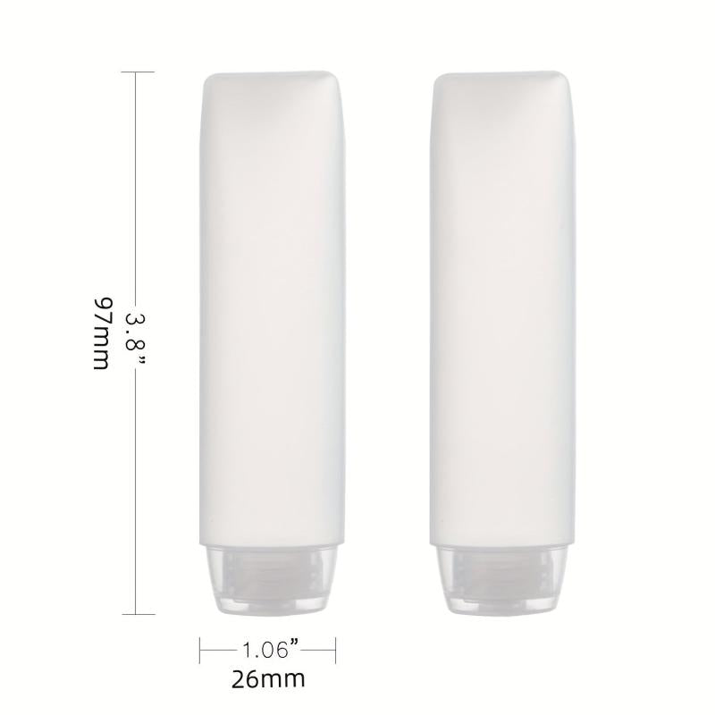 4pcs 30ml Travel Size Toiletry Bottles Leak Proof Refillable Liquid Tubes