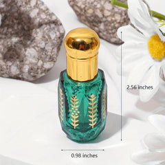 4pcs Leak Proof Vintage Essential Roller Bottles 6ml