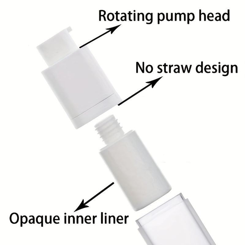 2pcs Airless Pump Bottle DIY Cream Lotion Dispenser