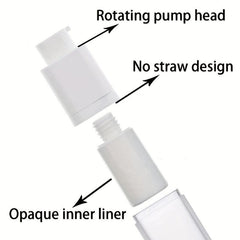 2pcs Airless Pump Bottle DIY Cream Lotion Dispenser