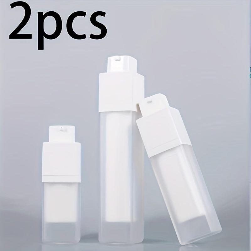 2pcs Airless Pump Bottle DIY Cream Lotion Dispenser