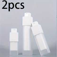 2pcs Airless Pump Bottle DIY Cream Lotion Dispenser