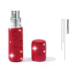 Rhinestone Spray Bottle Mini Perfume Atomizer Fine Mist Reusable Makeup Sample