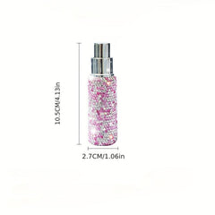 Rhinestone Spray Bottle Mini Perfume Atomizer Fine Mist Reusable Makeup Sample