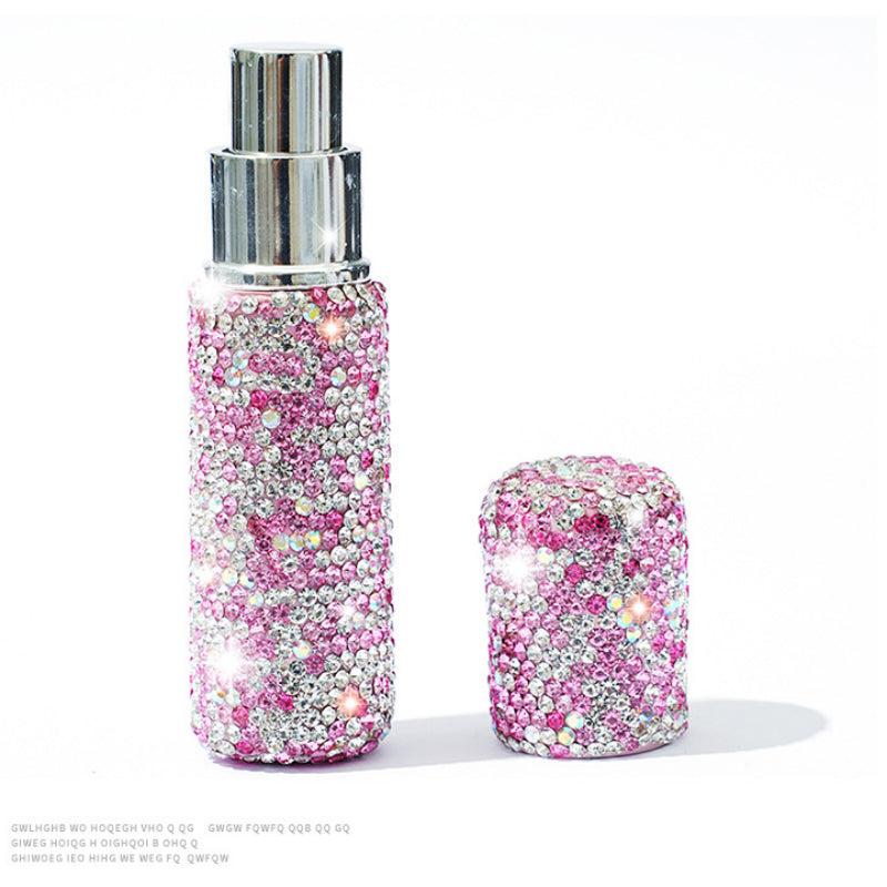 Rhinestone Spray Bottle Mini Perfume Atomizer Fine Mist Reusable Makeup Sample