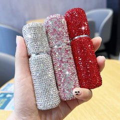 Rhinestone Spray Bottle Mini Perfume Atomizer Fine Mist Reusable Makeup Sample