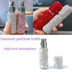 Rhinestone Spray Bottle Mini Perfume Atomizer Fine Mist Reusable Makeup Sample