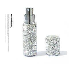 Rhinestone Spray Bottle Mini Perfume Atomizer Fine Mist Reusable Makeup Sample
