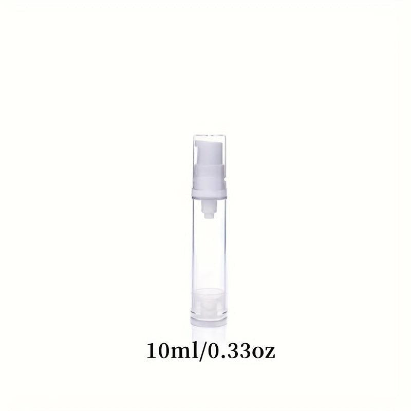 3pcs Airless Pump Bottles For Lotion & Cream Leakproof 5ml 10ml 15ml