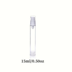 3pcs Airless Pump Bottles For Lotion & Cream Leakproof 5ml 10ml 15ml