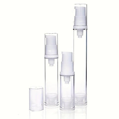 3pcs Airless Pump Bottles For Lotion & Cream Leakproof 5ml 10ml 15ml