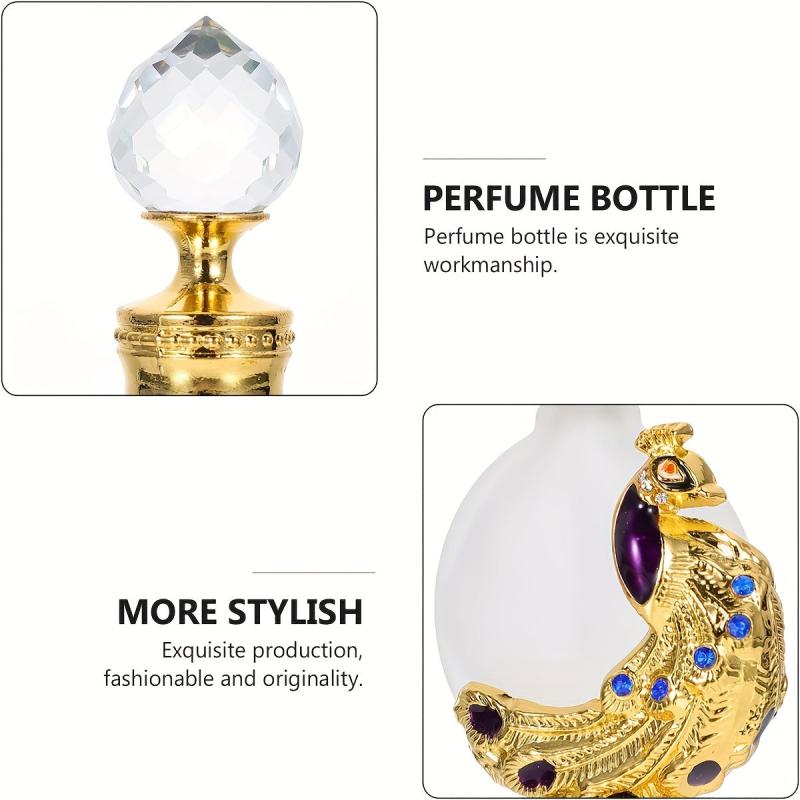 Peafowl Vintage Refillable Perfume Bottle 12ml