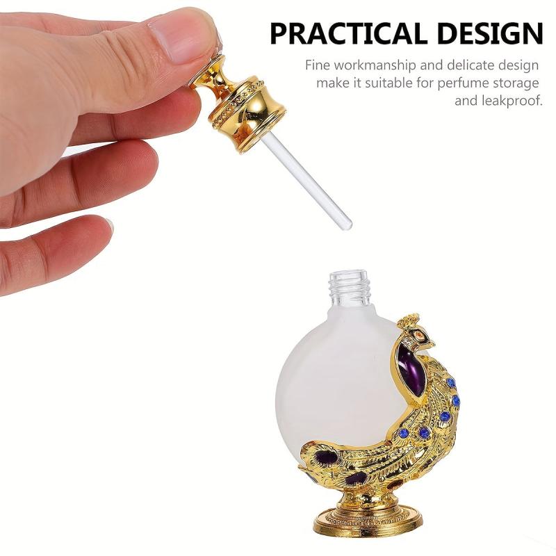 Peafowl Vintage Refillable Perfume Bottle 12ml