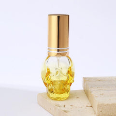 8ML Halloween Skull Perfume Spray Bottle Colored Glass Atomizer