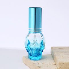 8ML Halloween Skull Perfume Spray Bottle Colored Glass Atomizer