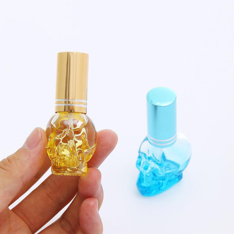 8ML Halloween Skull Perfume Spray Bottle Colored Glass Atomizer