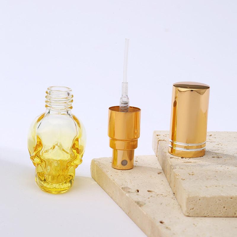 8ML Halloween Skull Perfume Spray Bottle Colored Glass Atomizer