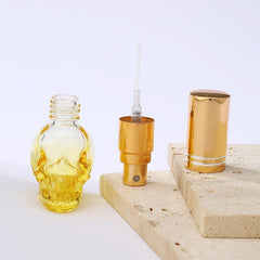 8ML Halloween Skull Perfume Spray Bottle Colored Glass Atomizer