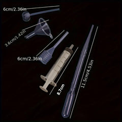 Perfume Dispensing Syringe & Funnel Set Small Funnel Perfume Refill Pump