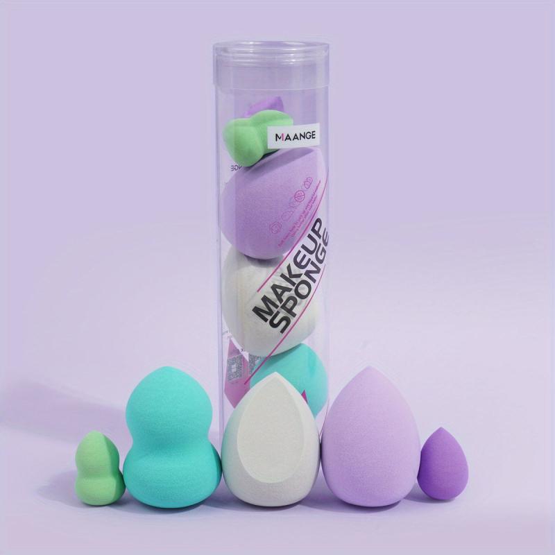 5pcs Makeup Sponge Set Water Drop Shape