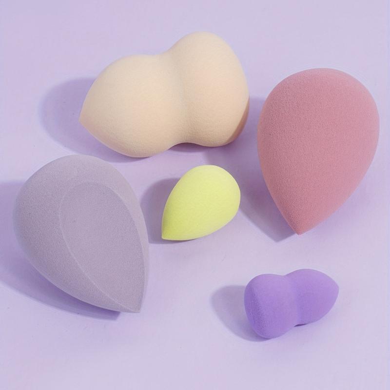 5pcs Makeup Sponge Set Water Drop Shape
