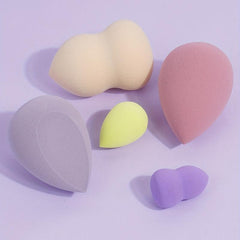 5pcs Makeup Sponge Set Water Drop Shape