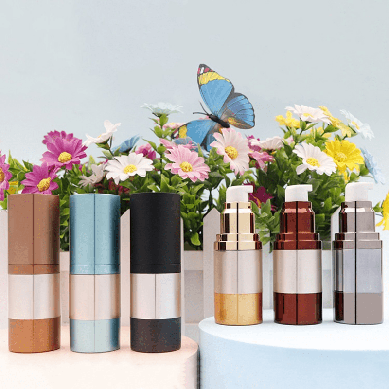 15ml Press Pump Bottle Empty Dispenser Facial Cream Essence Liquid Foundation