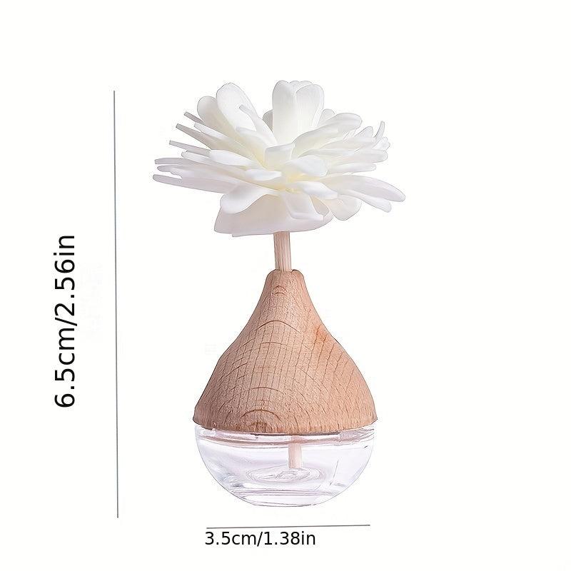 Flower Decor Car Air Vent Aromatherapy Bottle
