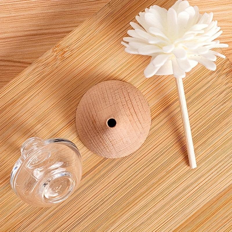 Flower Decor Car Air Vent Aromatherapy Bottle