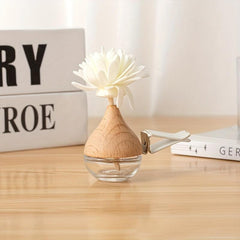 Flower Decor Car Air Vent Aromatherapy Bottle