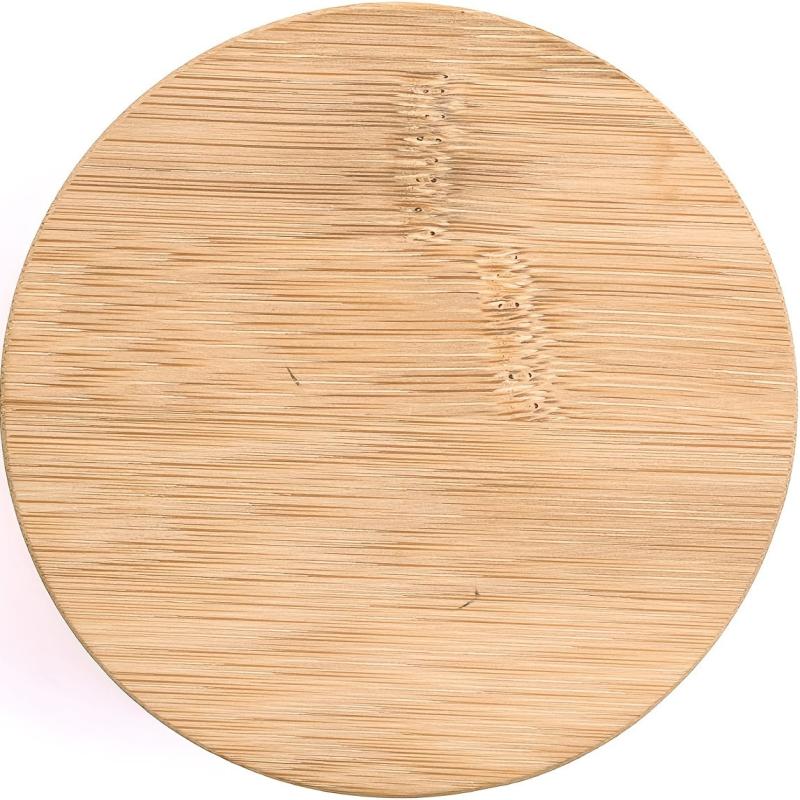 Bamboo Cotton Swabs Cotton Round Holder Organizer with Lid