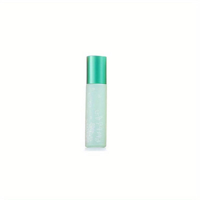 Macaron Printed Roller Bottles Leak Proof Refillable Glass Bottles