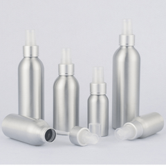 200ml Aluminum Spray Bottle Fine Mist Refillable Sample Container Travel