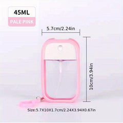 Refillable Portable Card Spray Bottle with Fine Mist for Perfume Hand Sanitizer