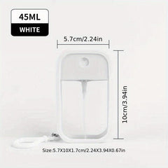Refillable Portable Card Spray Bottle with Fine Mist for Perfume Hand Sanitizer