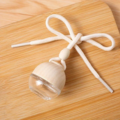 Car Aromatherapy Glass Bottle Pendant Ball Shape Refillable Hanging Diffuser