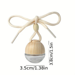 Car Aromatherapy Glass Bottle Pendant Ball Shape Refillable Hanging Diffuser