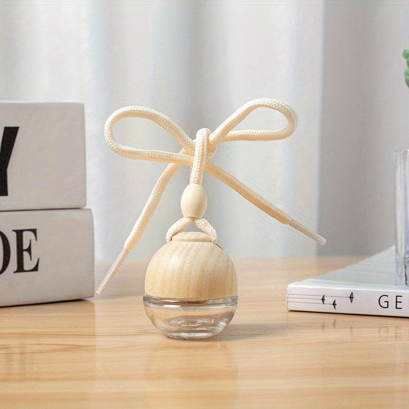 Car Aromatherapy Glass Bottle Pendant Ball Shape Refillable Hanging Diffuser