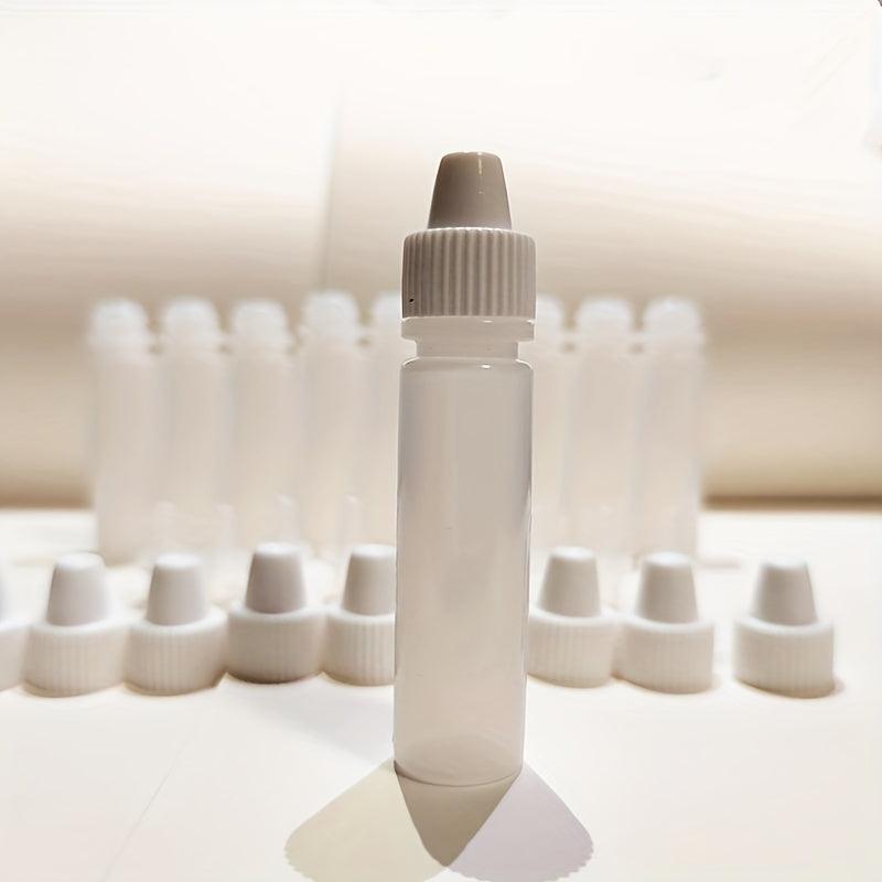 10Pcs 8ML Transparent Squeezable Eye Drop Bottles PE Plastic Squeeze Bottle