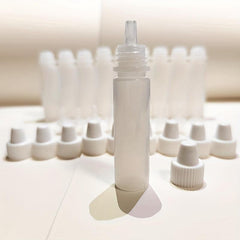 10Pcs 8ML Transparent Squeezable Eye Drop Bottles PE Plastic Squeeze Bottle
