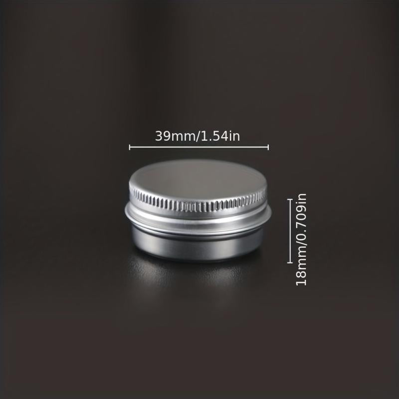 10pcs Aluminum Pot Jars Refillable Containers With Lid For Eye Cream
