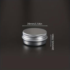10pcs Aluminum Pot Jars Refillable Containers With Lid For Eye Cream