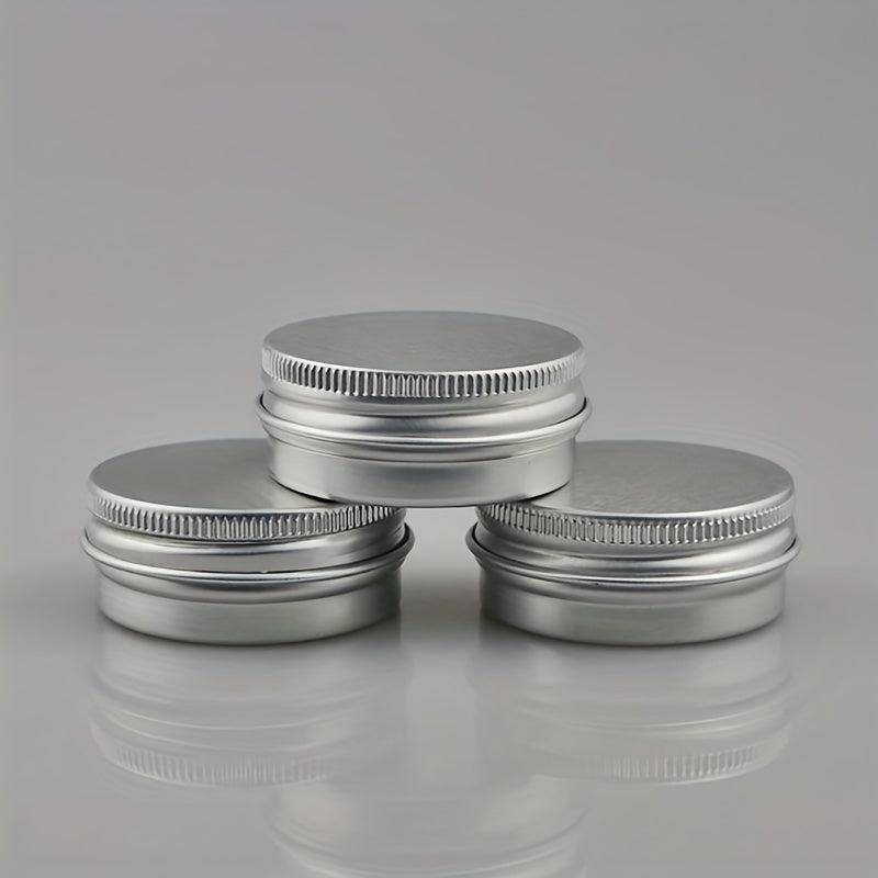 10pcs Aluminum Pot Jars Refillable Containers With Lid For Eye Cream