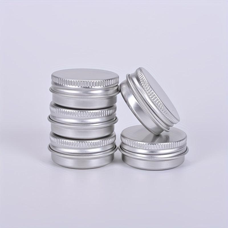 10pcs Aluminum Pot Jars Refillable Containers With Lid For Eye Cream