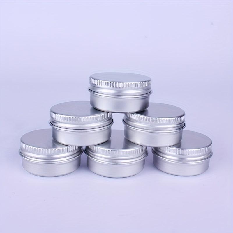 10pcs Aluminum Pot Jars Refillable Containers With Lid For Eye Cream