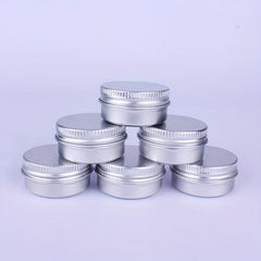 10pcs Aluminum Pot Jars Refillable Containers With Lid For Eye Cream