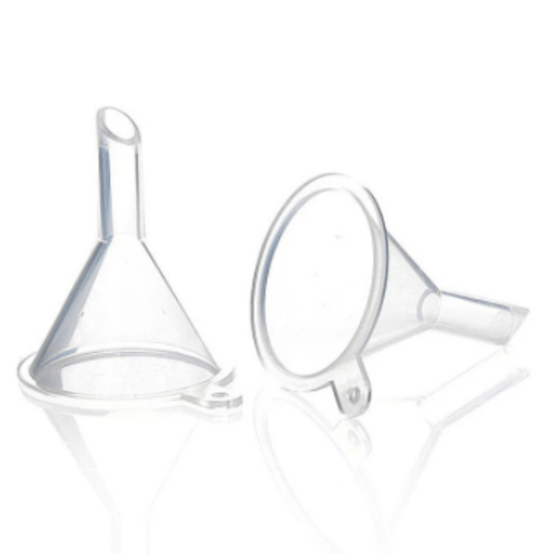 2pcs Plastic Funnels Small Filling Empty Bottles Mini Packing Tools For Travel