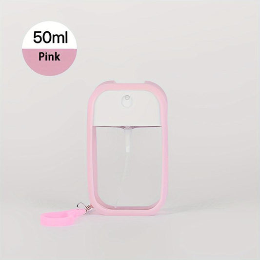 Refillable Portable Spray Bottle with Keychain for Hand Sanitizer and Fragrance